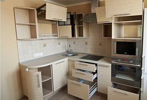 Сборка кухонной мебели на дому в Строителе